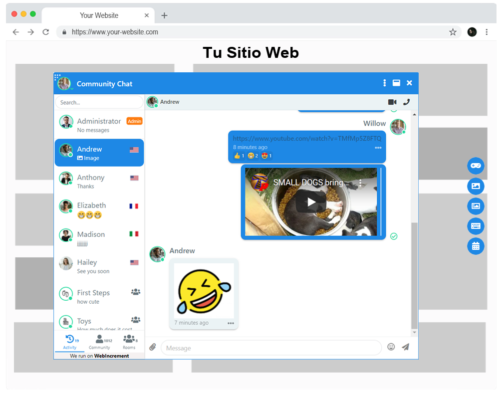 WebIncrement - Chat Comunitario, Video Llamadas, Juegos y Aplicaciones ...